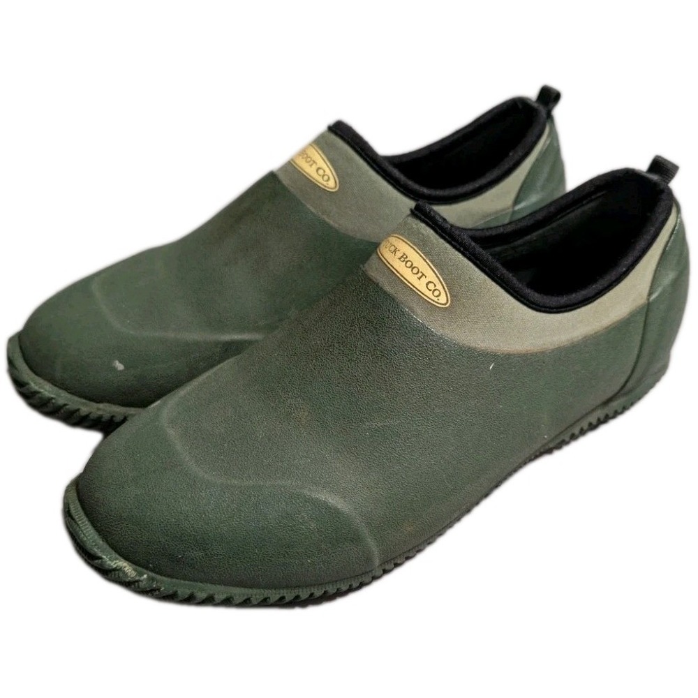 Muck Boot Co Slip On Shoes Mens 10 Women's 11 Green Waterproof Garden Yard Shoes
